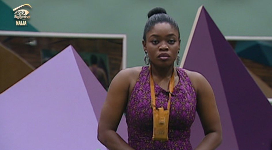 BBNaija's tweet photo. "Bisola means 'Born into wealth' but it hasn't been that way.I'm not the best,most talented,most beautiful but you've kept me here" #BBNaija https://t.co/akXzr8acvn
