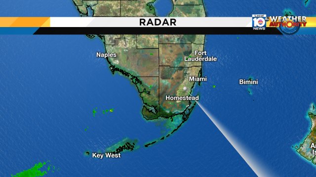 Just before 3pm and there's not much t'storm development over #SOFLO as a cold front glides down the peninsula. https://t.co/Yb9BAee5n7