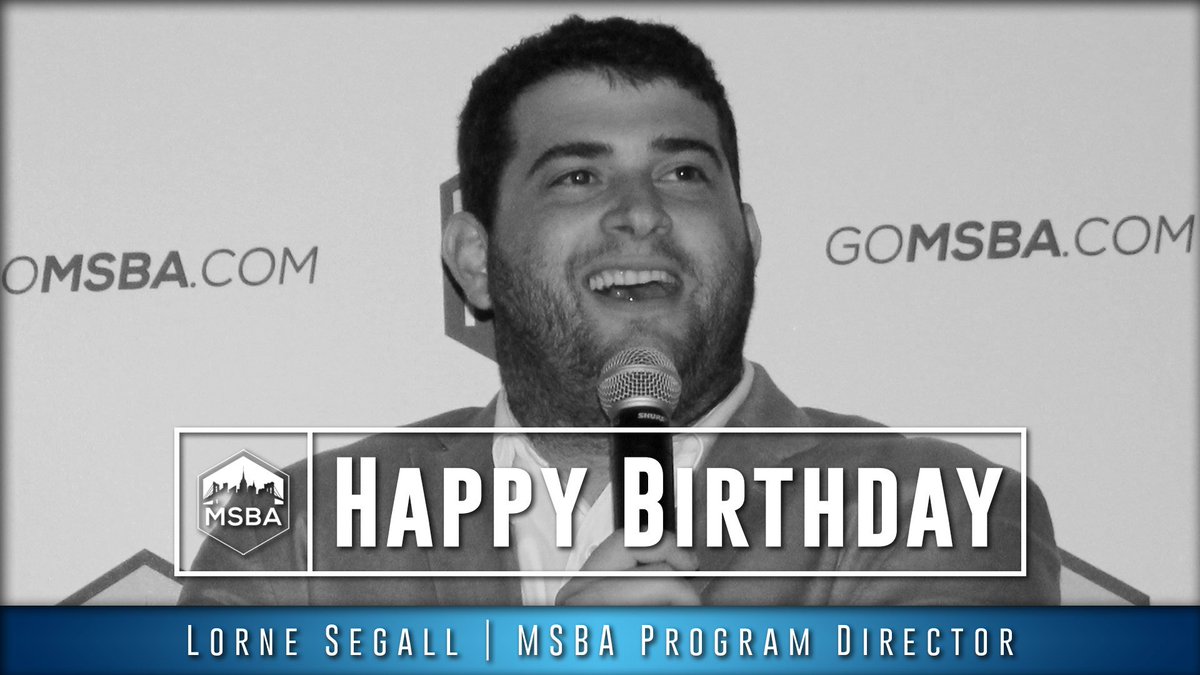goMSBA's tweet photo. Happy Birthday to our Program Director (and #MSBA12 alum), @lornesegall! https://t.co/WhFCiQI7ud
