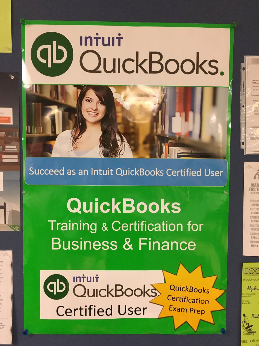 ibhsdeca's tweet image. QuickBooks Industry Certification at Ida Baker High