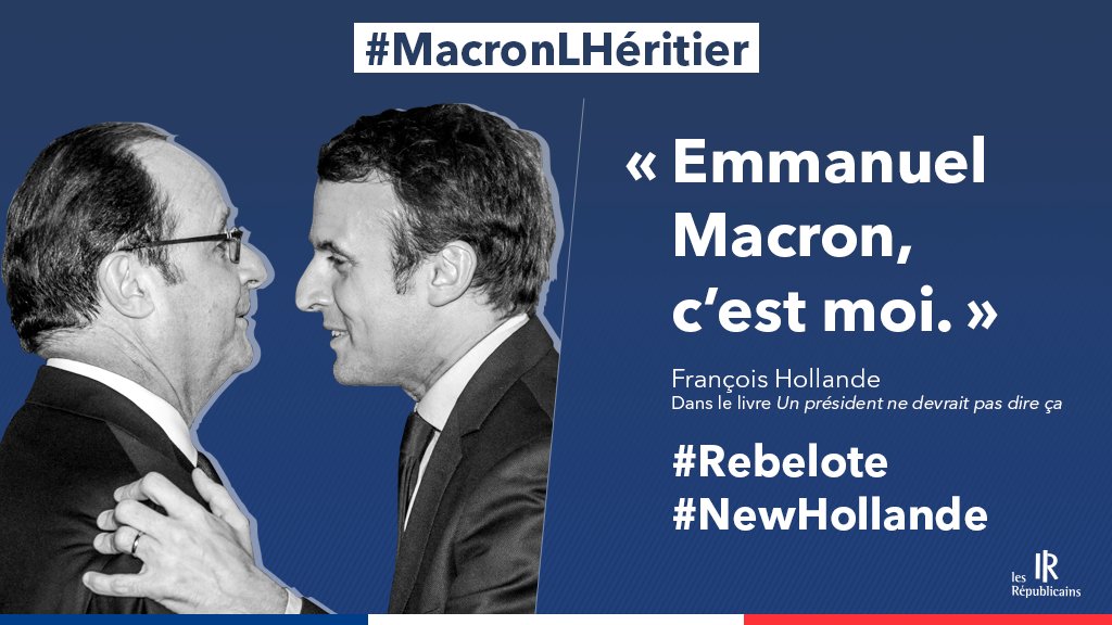 Selon @fhollande '@EmmanuelMacron, c'est moi' #EmmanuelHollande #LEmissionPolitique ►RT si vous ne voulez pas 5 ans de plus de hollandisme !