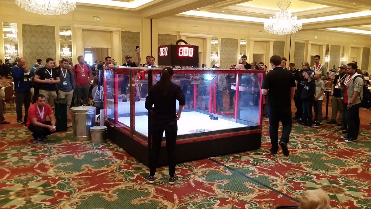 biznasapps's tweet photo. And now we take a short break from learning about angular at the #ngconf for some robot wars https://t.co/9iioEMbrmJ