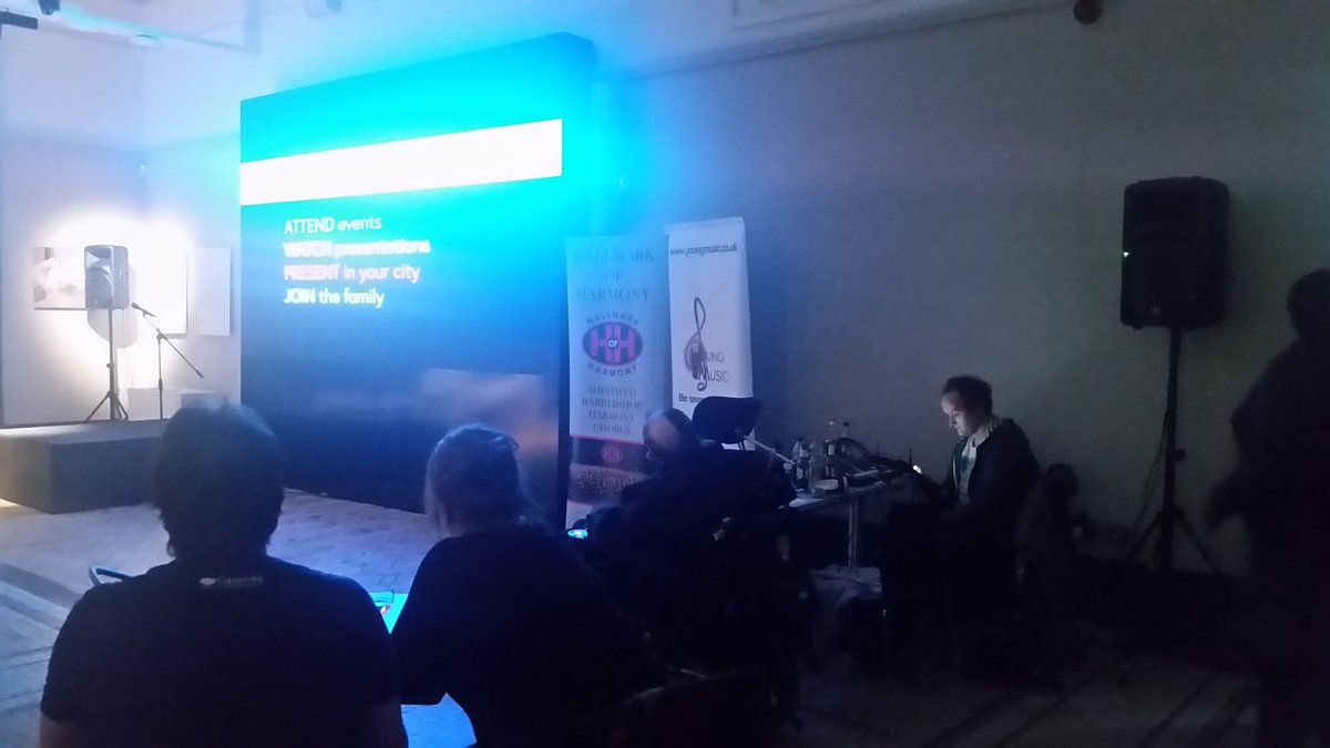 All set up and ready to go at <a href="/PKNSheff/">PechaKucha Sheffield</a>