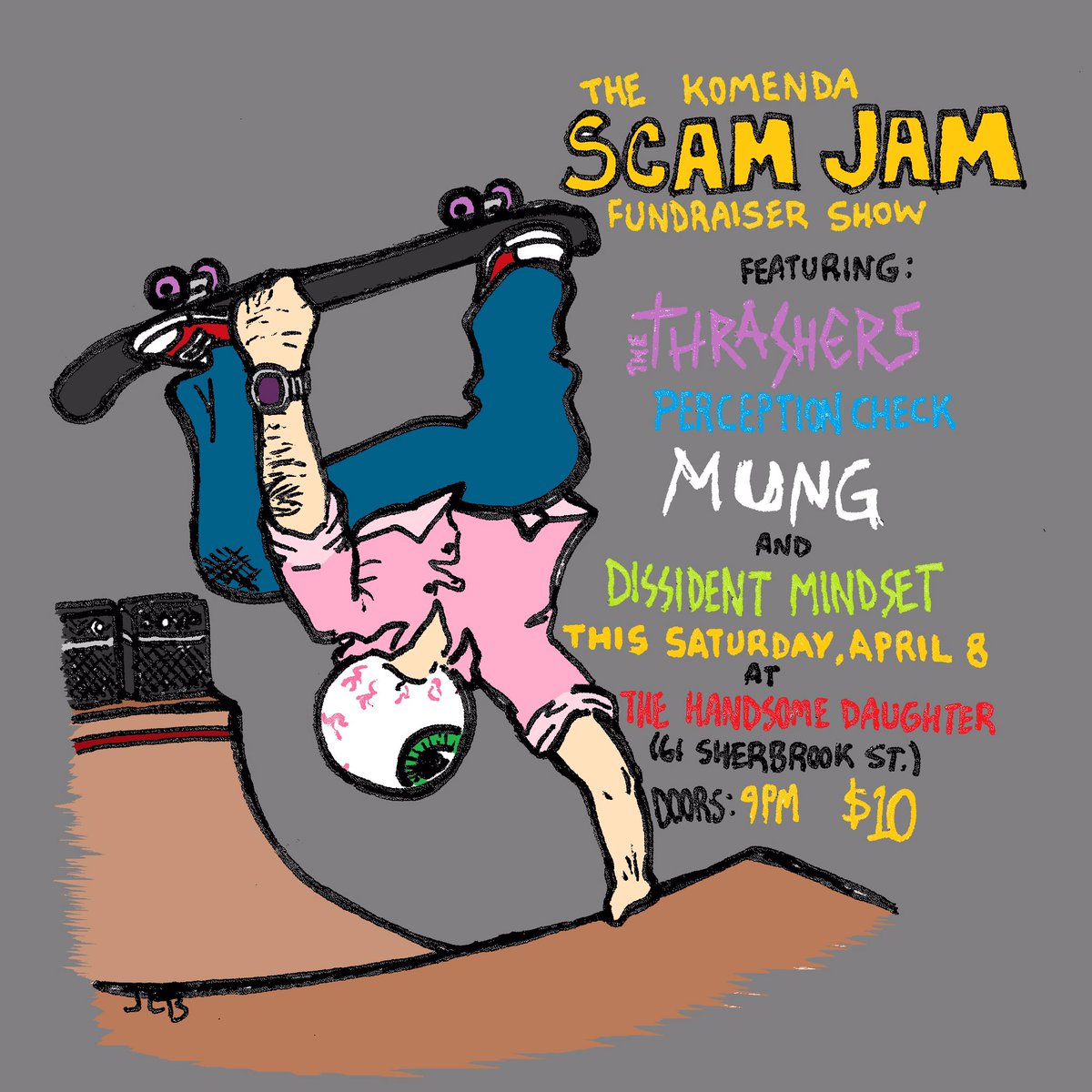 AY! This Saturday's gonna be a real wild time! See you at <a href="/HD_Winnipeg/">TheHandsomeDaughter</a> for The <a href="/ScamSkate/">Scam Skate Ltd.</a> Fundraiser show!