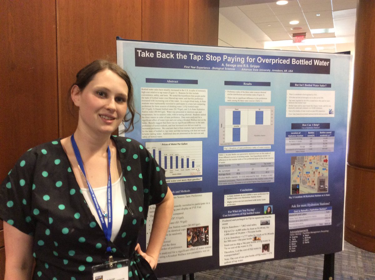 ReefManJohn's tweet image. Congratulations to Annie Savage on her NCUR poster! #AStateResearch #URW2017