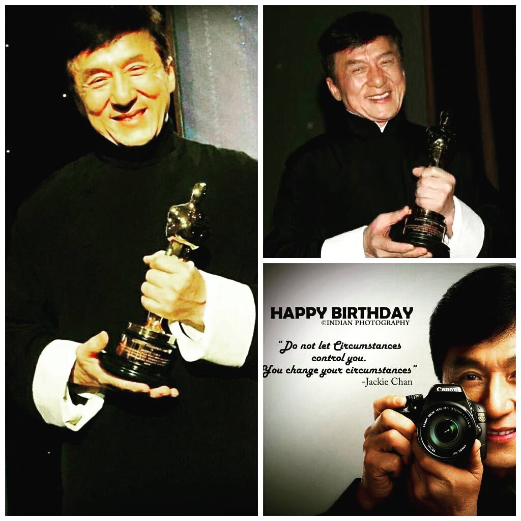 Wishing you a very happy birthday to legendry Actor Jackie Chan sir...... 
