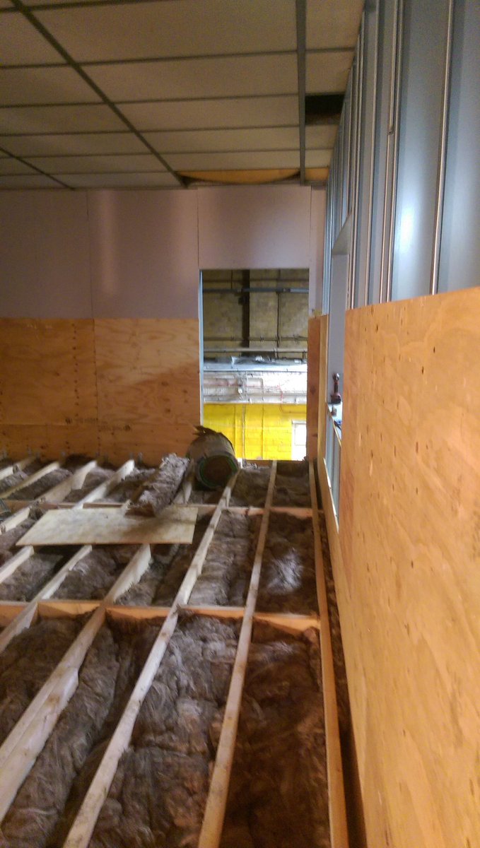 intsolution's tweet image. 2ND phase small ground floor extension to existing office and new  2ND floor offices using gyproc jumbo stud