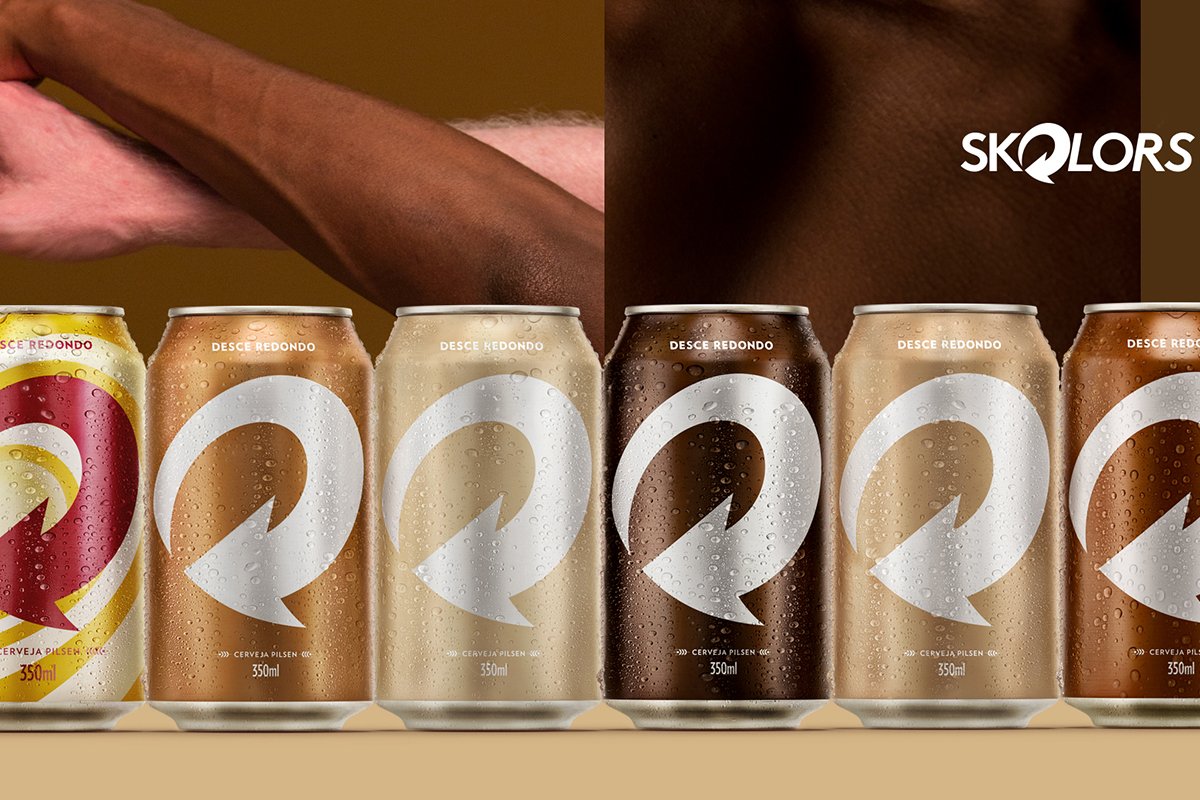 creativitymag's tweet image. Beer brand @Skol celebrates diversity with new cans reflecting a spectrum of skin colors bit.ly/2nPwgXk