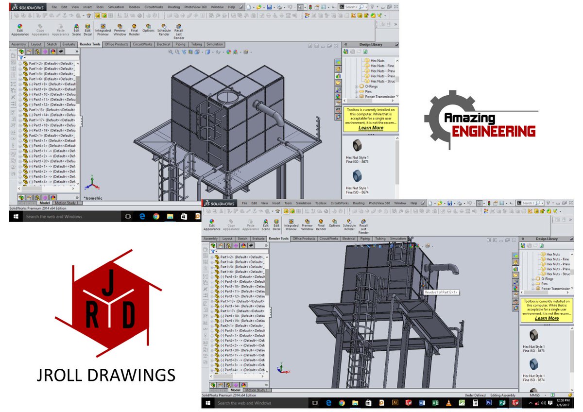 amazengineering's tweet image. This water tank is to be installed at Arua Referral Hospital. Design Continues @CollinHumps @JerryOgen @ZacharyEGardner