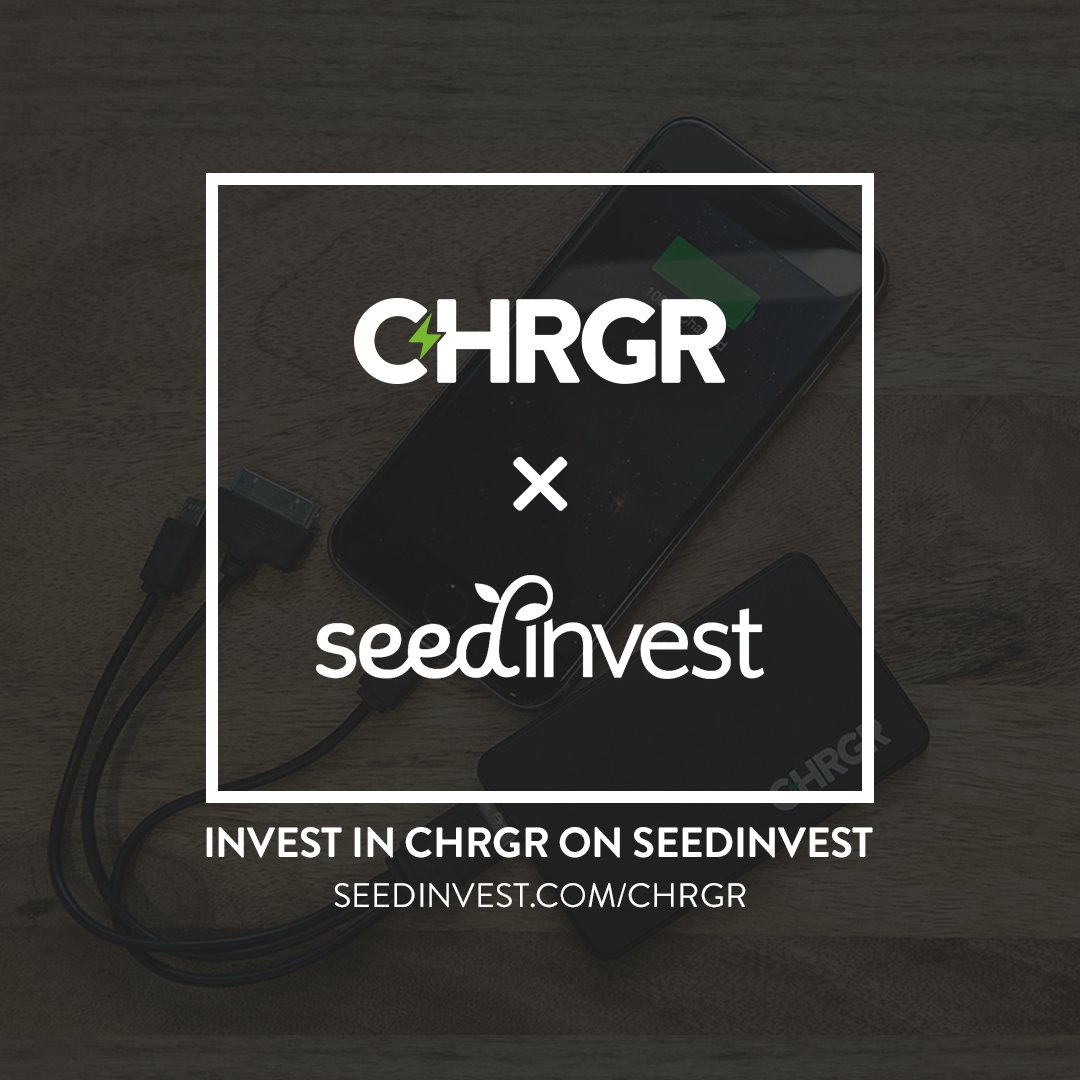 hey #CHRGR family! we're fundraising &amp; we want to share our success with you! Check us out seedinvest.com/chrgr
#investing #seedinvest