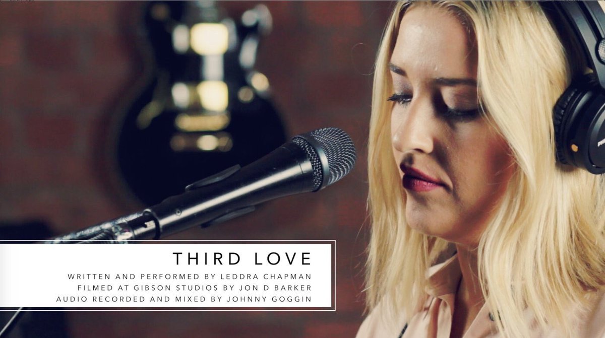 MidTeaPhoto's tweet image. Leddra Chapman performs Third Love at Gibson Studios youtu.be/AQsPDXmUFF4