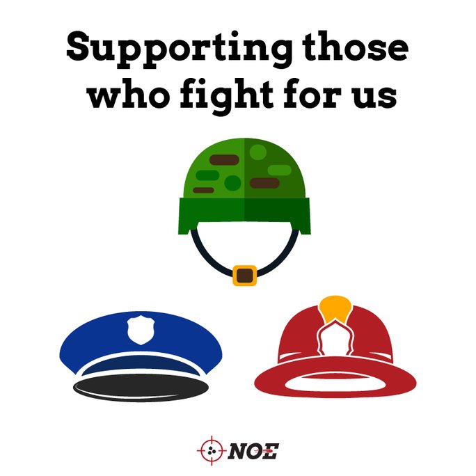 We salute you! #SupportOurTroops #BlueLine #NOE