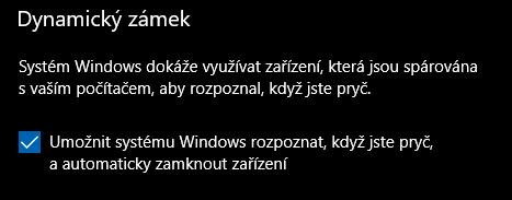 dav_je's tweet image. Tohle se mi moc líbí a funguje to. Vzdálím se od PC a samo se zamkne. #dynamiclock #CreatorsUpdate
