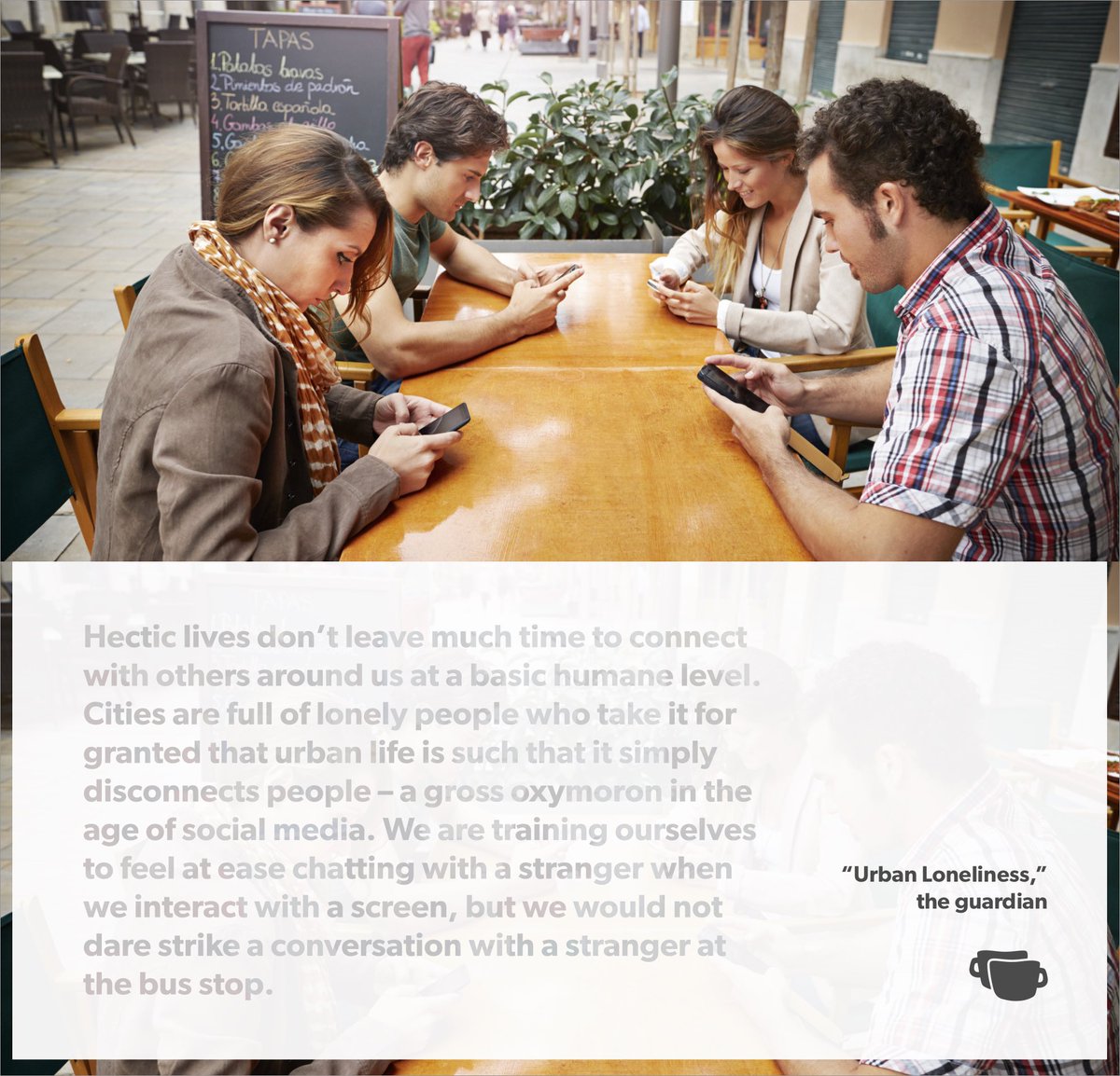 Imagine people just, like, looking at each other and saying, “Hi.” 

🤔 theguardian.com/cities/2016/ma…