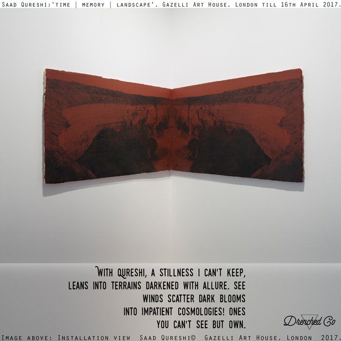drenchedreviews's tweet photo. #ArtReview #SaadQureshi #timememoryandscape #GazelliArtHouse, London till 16th April 2017.
https://t.co/I2o4iU00MN
#drenchedco https://t.co/2LKADBL2rX