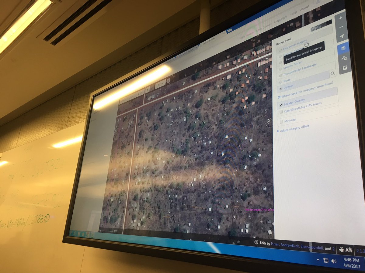 Miriam_GeoGk's tweet photo. #Mapping buildings in Moyo Dist., Uganda at the Mapathon by Yale #spatialcollective and @YaleDHLab #GIS #humanitarian #wecare https://t.co/NGqVLQwUg8