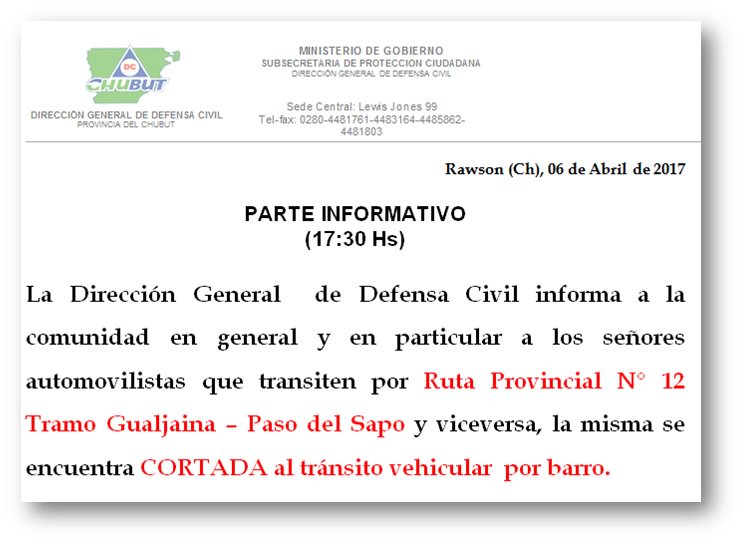 Defensa Civil Chubut tweet media