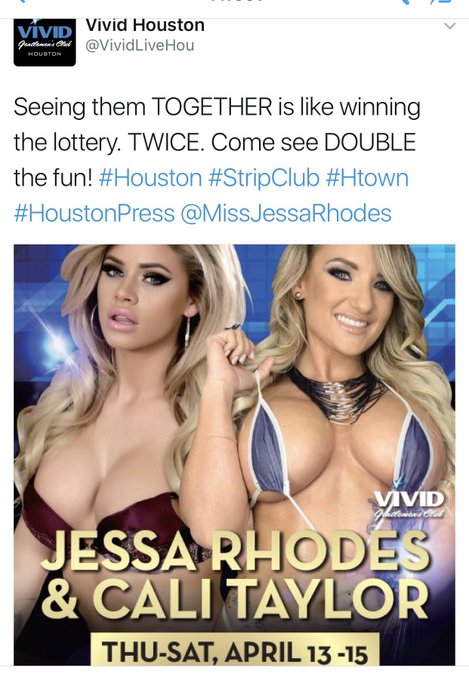 Come play with @MissCaliCarter and me next weekend at @VividLiveHou 😈💦 #houston #stripclub https://t<a class="tags" href="/tag/misscalicarter">@misscalicarter</a><a href="/tag/houston"class="tags"><span>#houston</span></a><a href="/tag/stripclub"class="tags"><span>#stripclub</span></a>