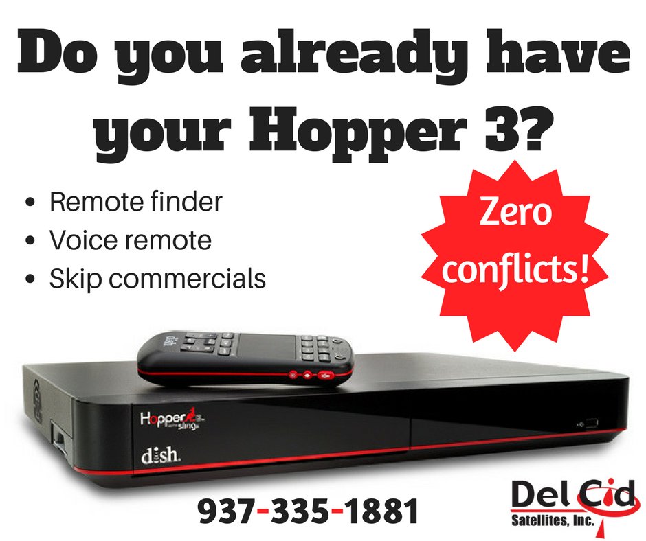 DelCidSat's tweet photo. #DidYouKnow al #Hopper3 benefits?
Get yours by calling us 1-937-335-1881 and enjoy this #DishTV wonder! https://t.co/jaSvh4jpl3
