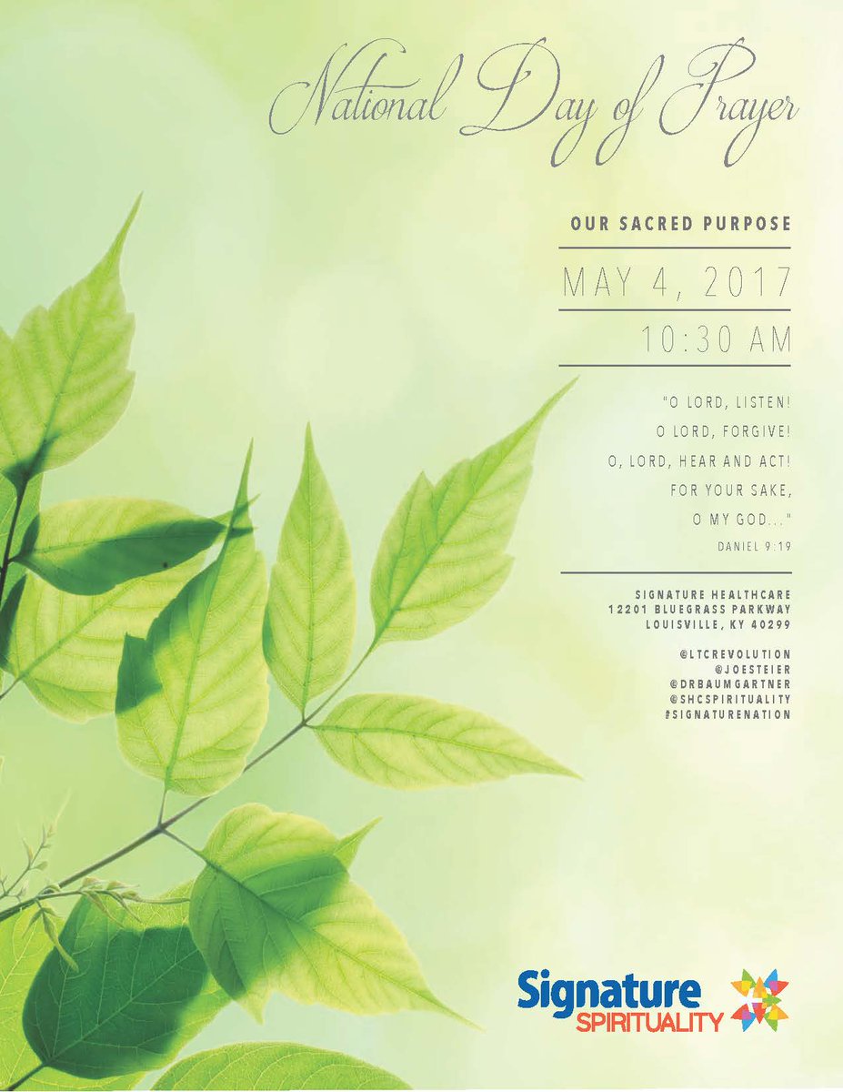 Anna_Bass32's tweet photo. National Day of Prayer celebration on May 4th at 1030am! Join us at the Home Office or via Live Stream! https://t.co/6Fzc5RfghH