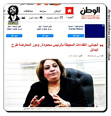 لجبالي: الكفاءات المحيطة بالرئيس محدودة.. -=-\ هما لو يعينوها فى لى حاجة ح يبقى زروطة كفاءات