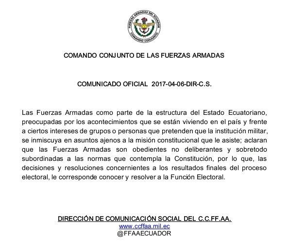 FFAAECUADOR's tweet photo. #FFAA a la ciudadanía 👇 https://t.co/9DP53kaCaG