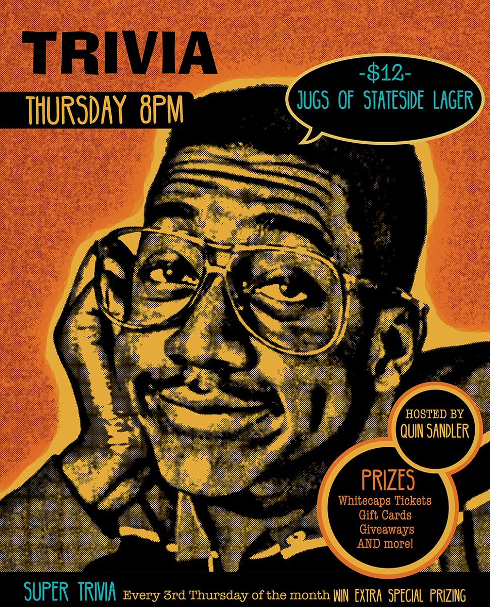 Think you can claim the trivia crown?! Come and test your mental mettle here with us at trivia tonight! 8pm #EastVan