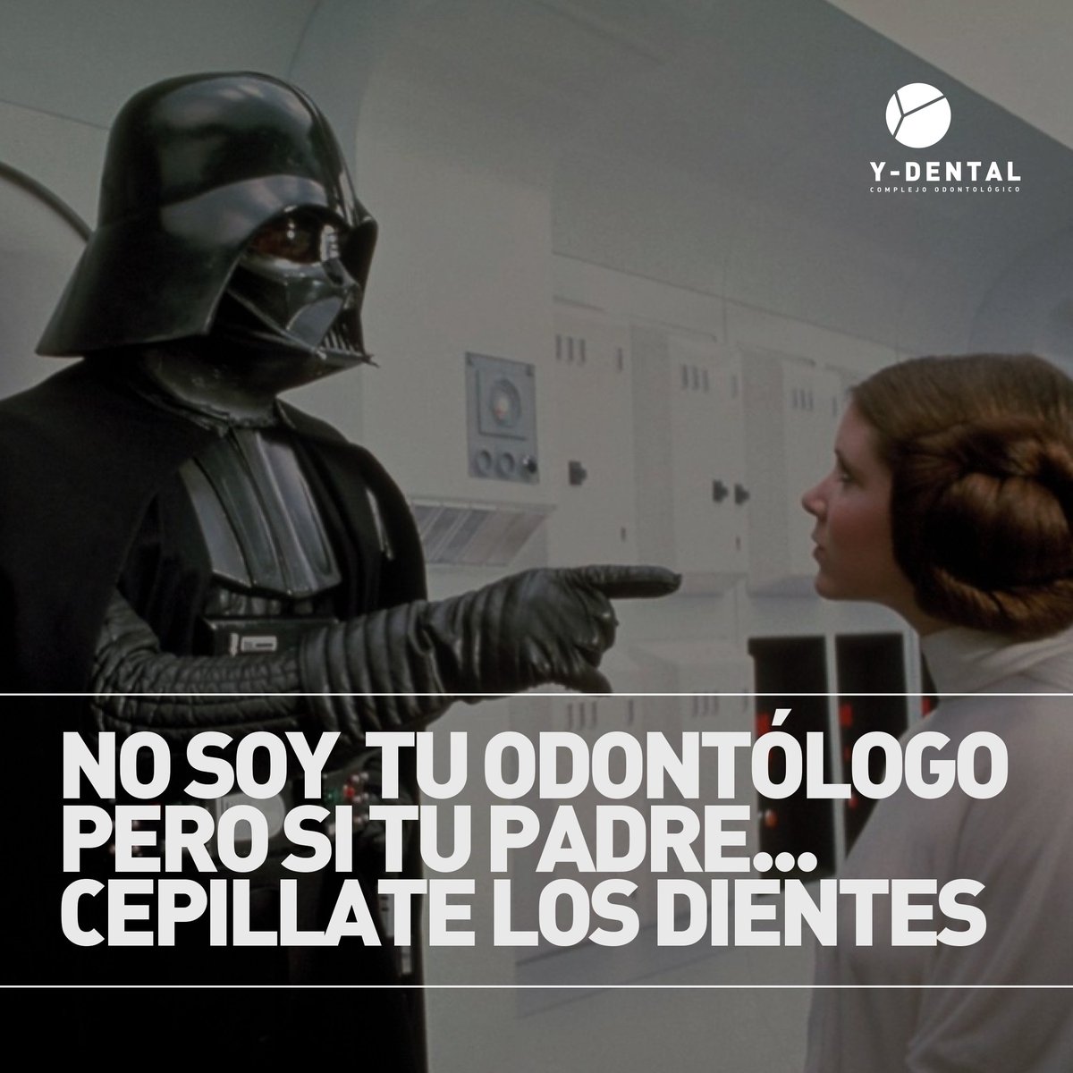 #humor #YDental No soy tu #odontologo pero si tu padre... Cepillate los #dientes - #starwars #merida #venezuela #odontologia #ula