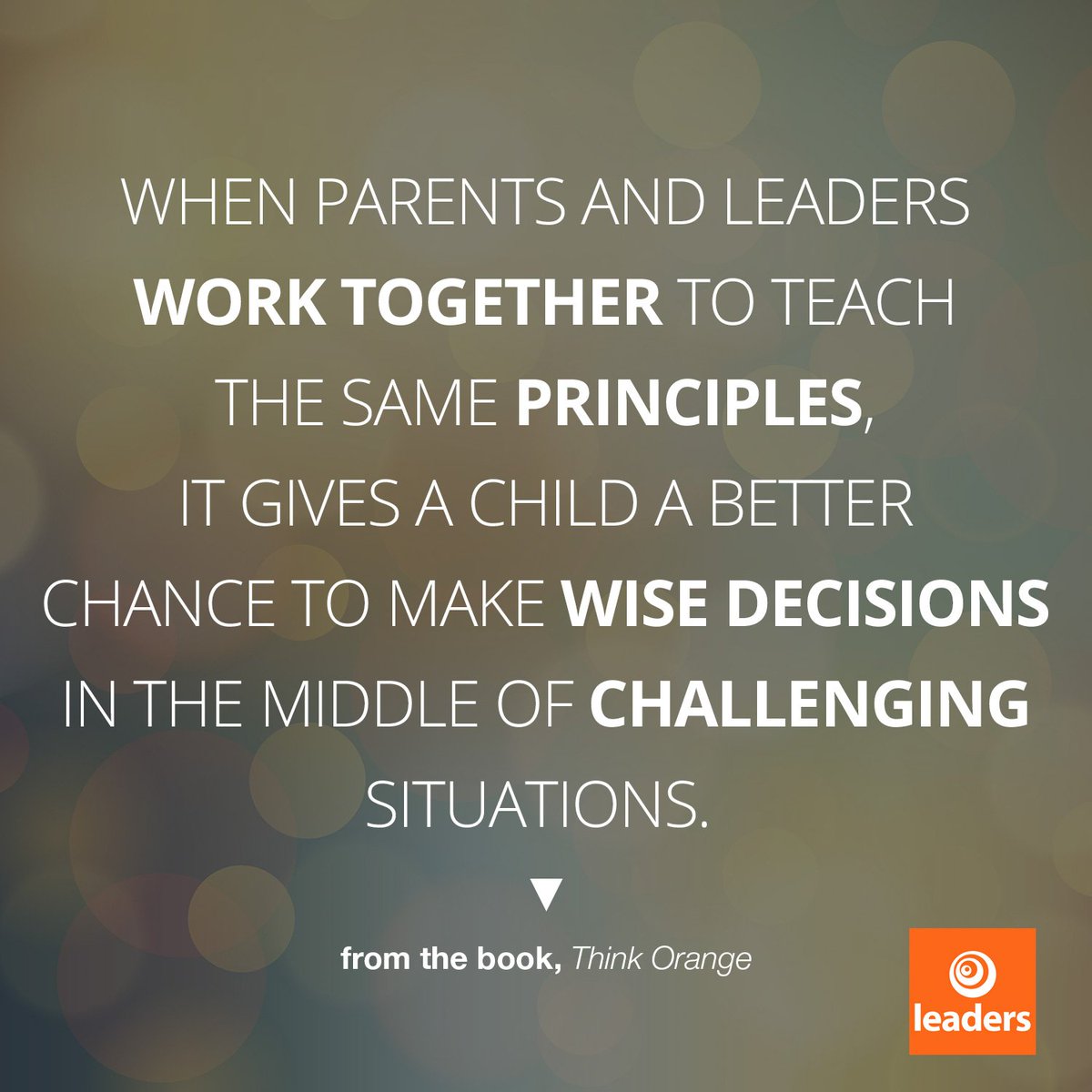 OrangeLeaders's tweet photo. #PartnerWithParents #FamilyMinistry #ThinkOrange #Kidmin #NextGenMin https://t.co/sAxwOEaCSq