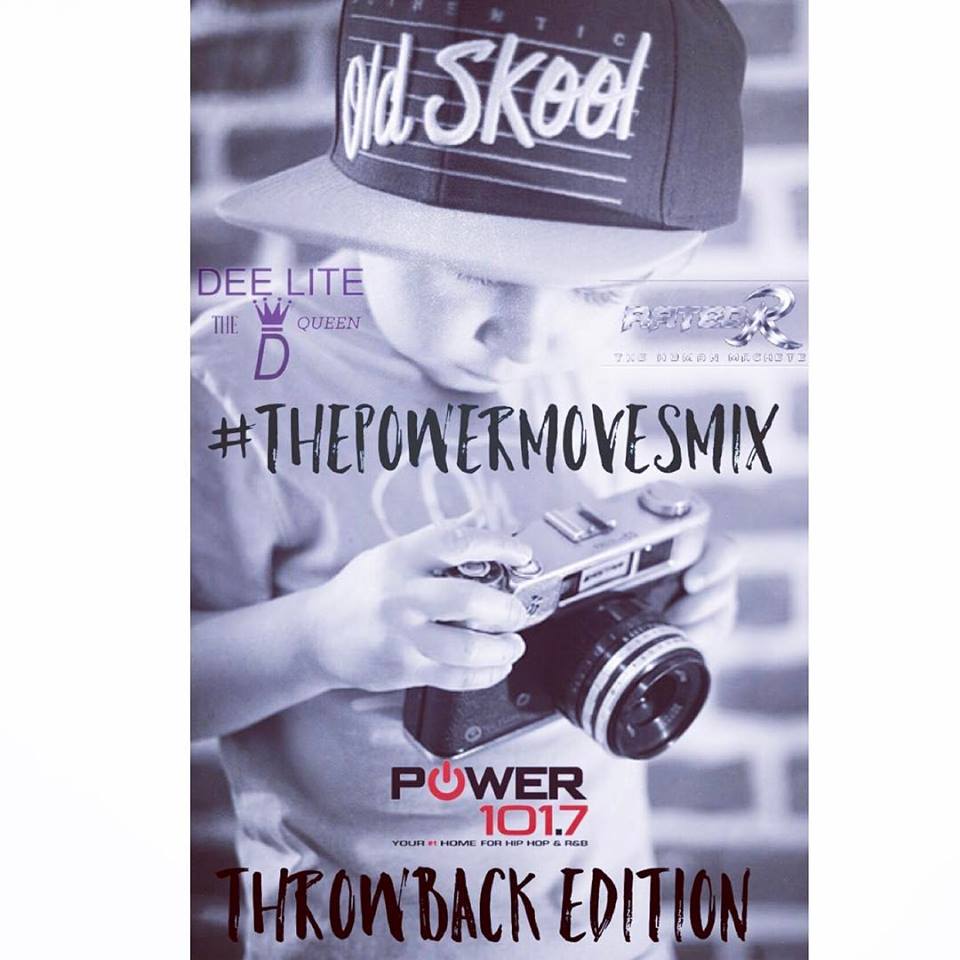 power1017fm's tweet photo. Take it back with all UR fave Old school tracks & party on UR ride home with @DeeLiteQueenD & @djratedrondeck #ThePowerMovesMix is on #TBT https://t.co/5sp4w1zuaS