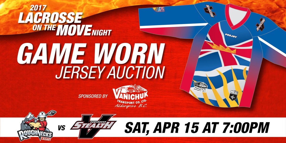 VanWarriors's tweet photo. We have had a bunch of bids come in online already. Don't let these new #BCFlag jerseys slip away. BID NOW! https://t.co/tJDJUcKs6s https://t.co/Kbjx8JY6QT