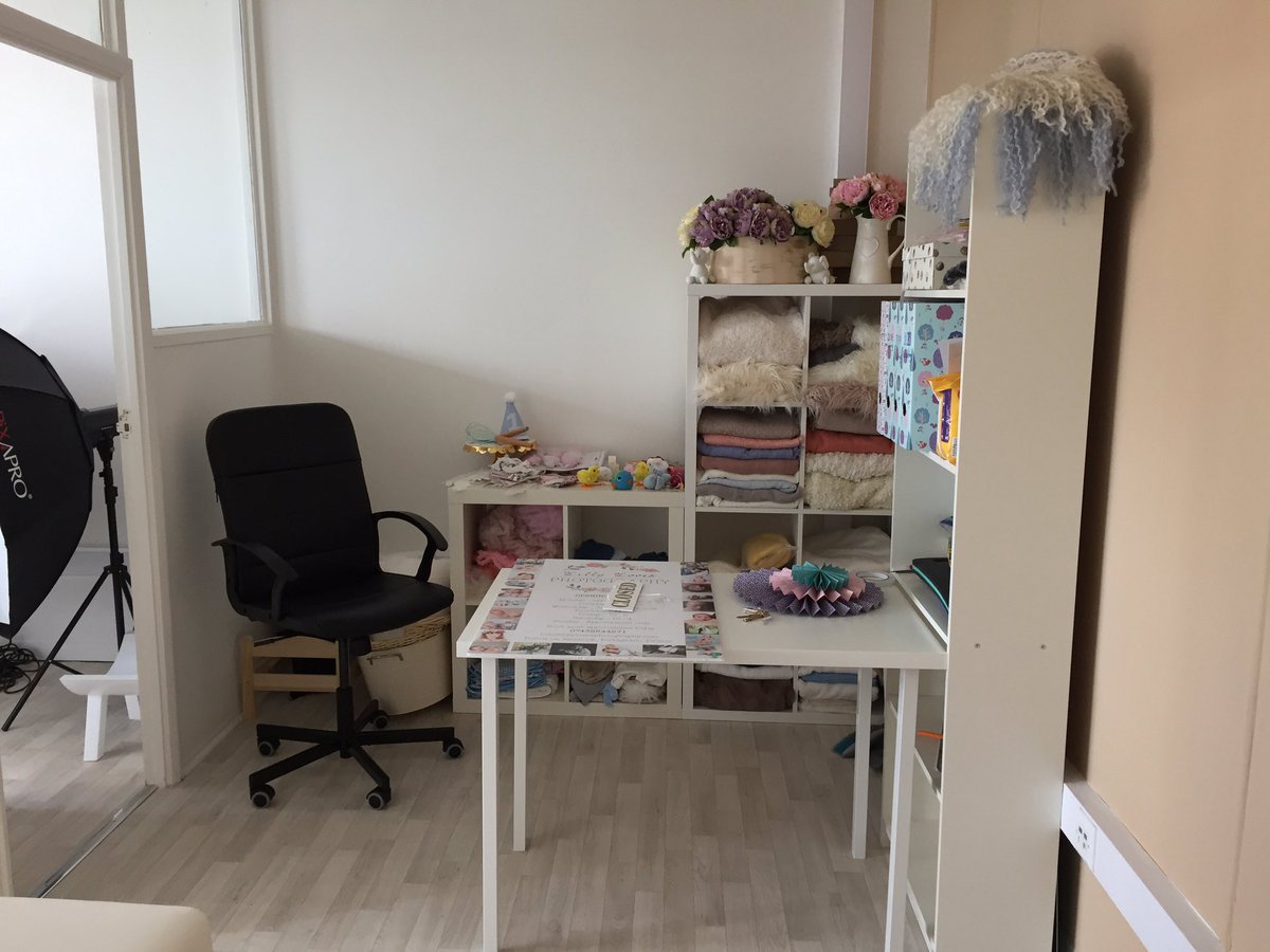 That's the prop section and desk up in the new studio 😀 just waiting on the electric now and we can open 🎉🎉🎉