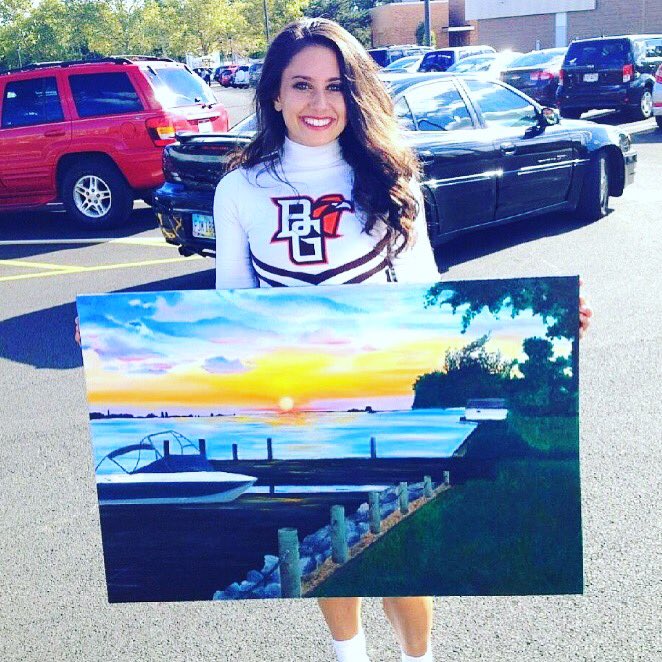 The seventh Top Senior is Alyssa Lombardi! While at BGSU, Alyssa has been apart of H2O Church, Cheerleading, and Group X!