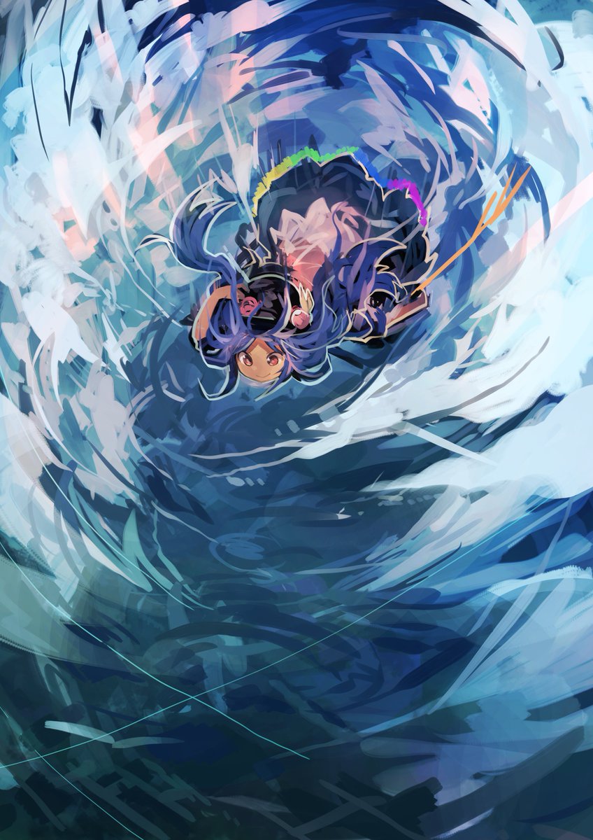 カーミン よどみない お題回収 空から綺麗に落ちる比那名居天子