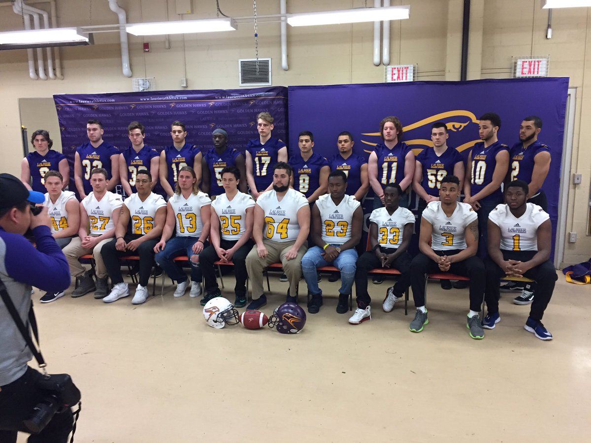 Laurier Golden Hawks (@wluathletics) on Twitter photo Introducing the 2017 <a href="/LaurierFootball/">Laurier Golden Hawks Football</a> recruiting class! Full details to come on Monday #WeAreHAWKS Introducing the 2017 <a href="/LaurierFootball/">Laurier Golden Hawks Football</a> recruiting class! Full details to come on Monday #WeAreHAWKS