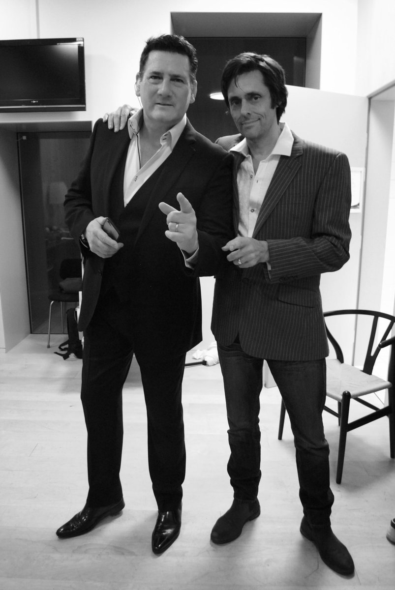 TH and PT, can't remember where though.......<a href="/theTHband/">The TH Band</a> <a href="/TheTonyHadley/">Tony Hadley</a> <a href="/plinthchimp/">Philip Taylor</a> <a href="/phil1962bass/">Philip Williams</a>
