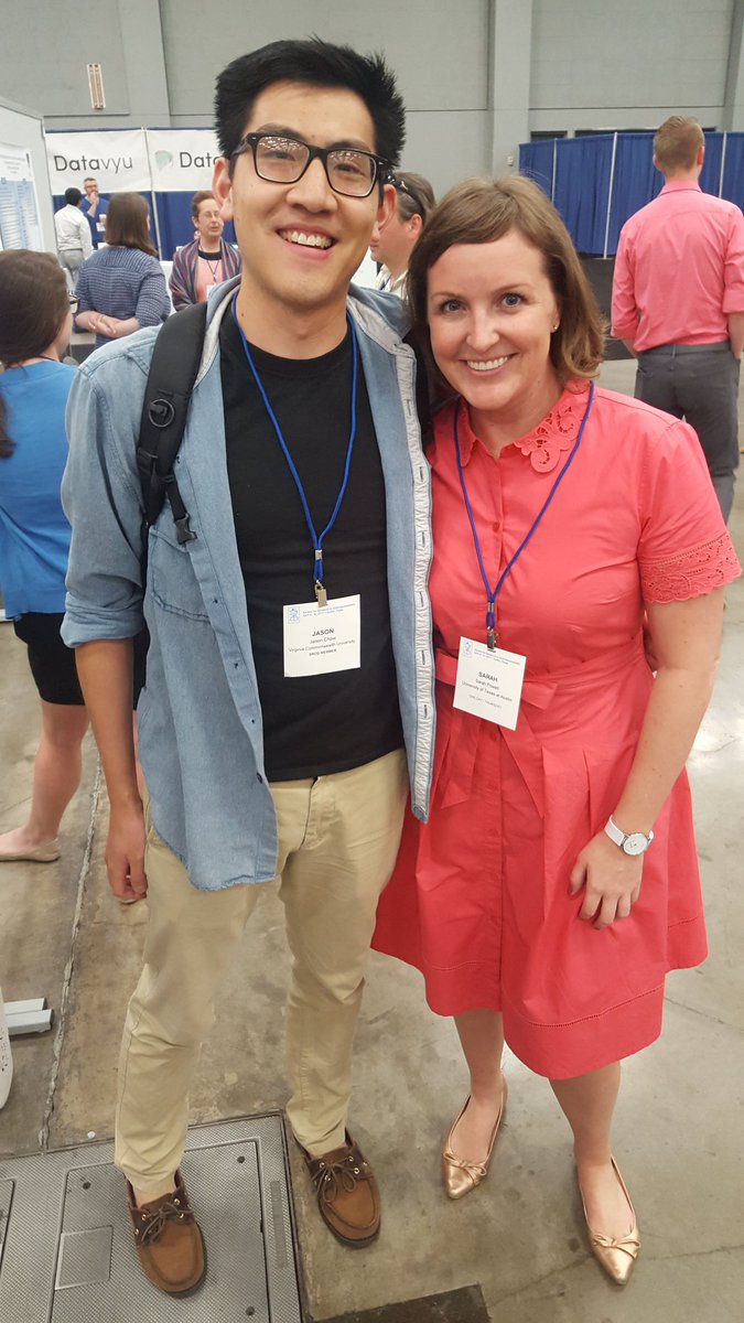 sarahpowellphd's tweet image. Sharing some @vupeabody and #equalsign love with @JasonChow. #srcd2017