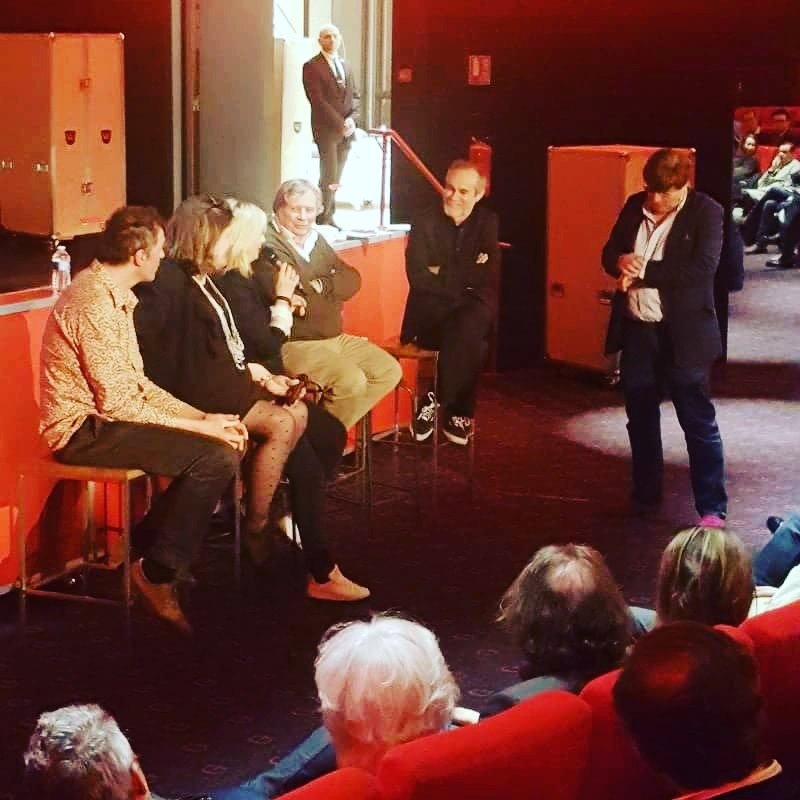 laurerag's tweet photo. Conversation gourmande avec #Flavieflamant #pascaldibie, @CarlosMorenoFr moment hors du temps chez #JMWeston #NuitdesConversations #orange https://t.co/rVSnueMc5M
