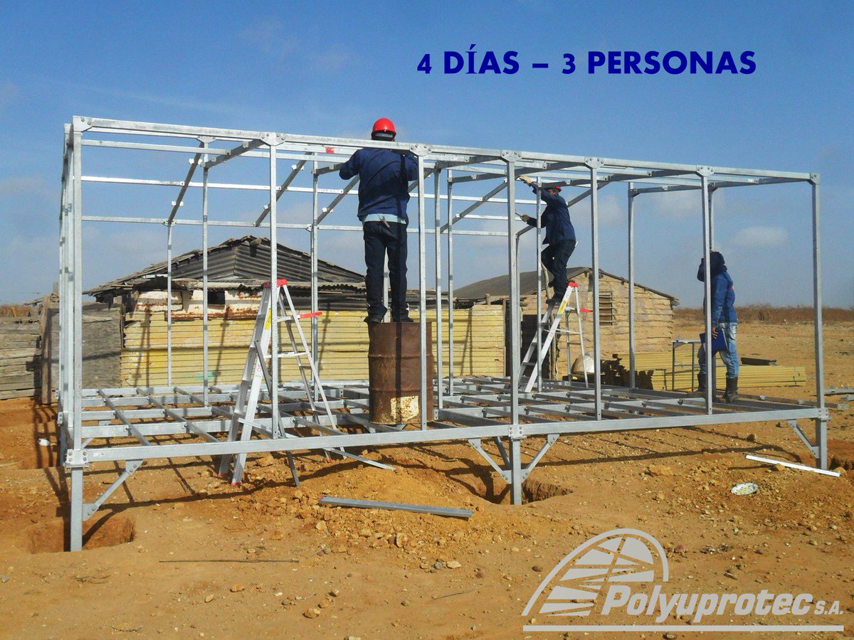 Polyuprotec's tweet photo. Brindamos soluciones en Estructura Metálica para todo tipo de aplicación. #PolyCasa #Siemprehayunasolucionenacero https://t.co/f8B9ryxwYf
