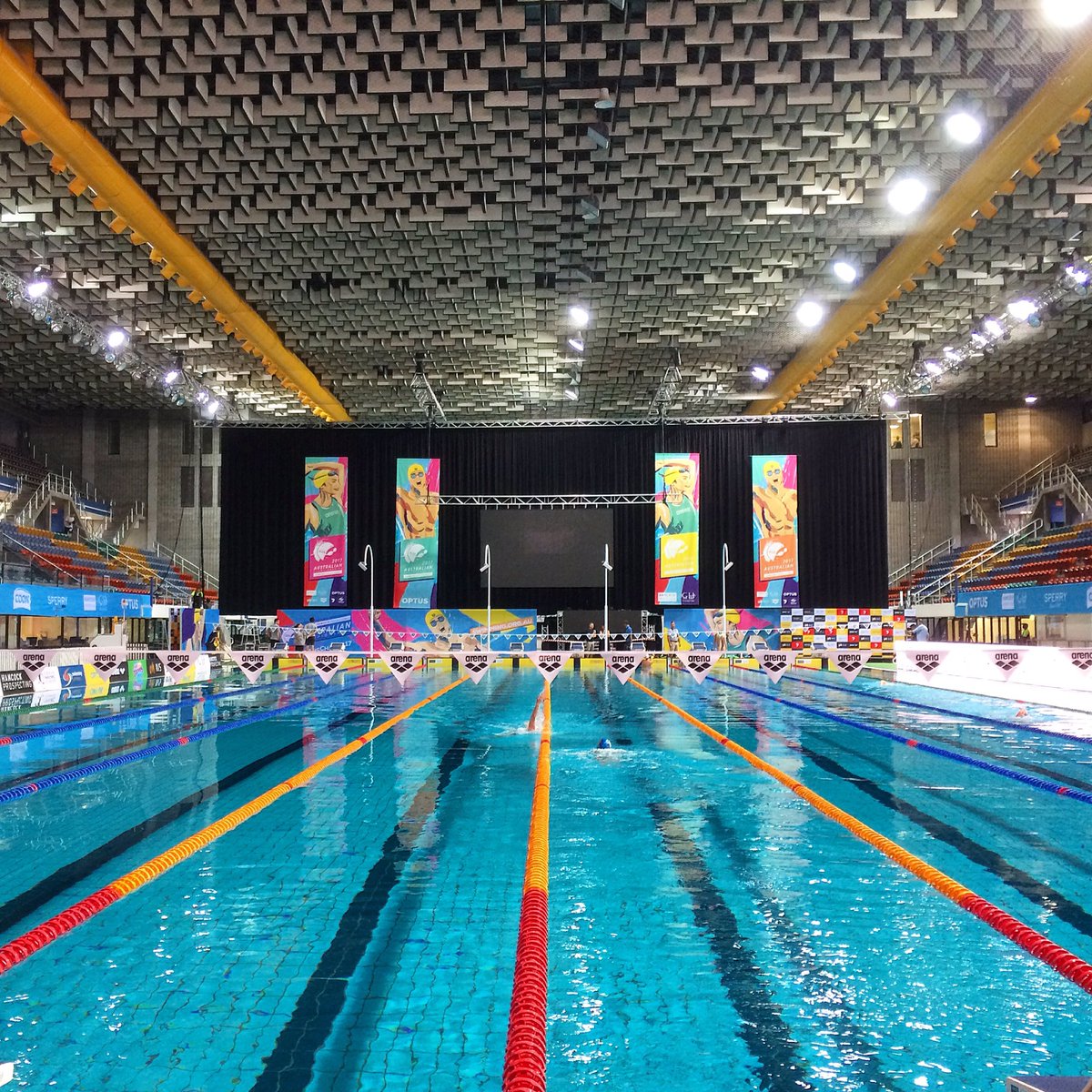 tmitch_86's tweet photo. For the first time in three years the Aussie Swim Champs return to Brisbane #lapitup @9NewsQueensland @DolphinsAUS https://t.co/6Uojv2mhSP