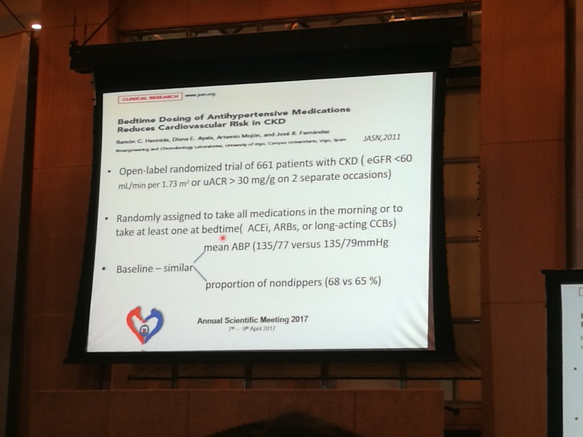 tulunsokit's tweet photo. Chronotherapy is worthwhile in CKD #NHAM2017 https://t.co/LNzjYDz4Kf