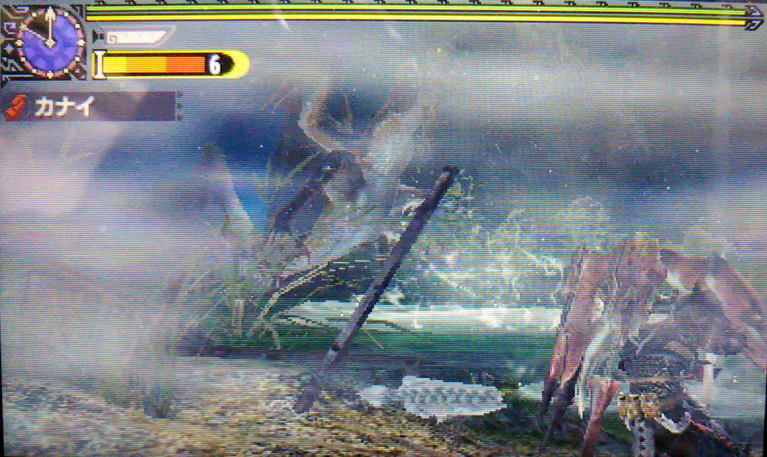 Twitter 上的 カナイ 雑多な人 中身はオッサン ガノトトス とったど D シリーズ伝統芸 のハンターによる釣り カエルでのガノトトス1本釣り 未発見時にしか釣りカエルに食いつかず 釣りポイントに着くまでに発見されやすいので エリア侵入直後に