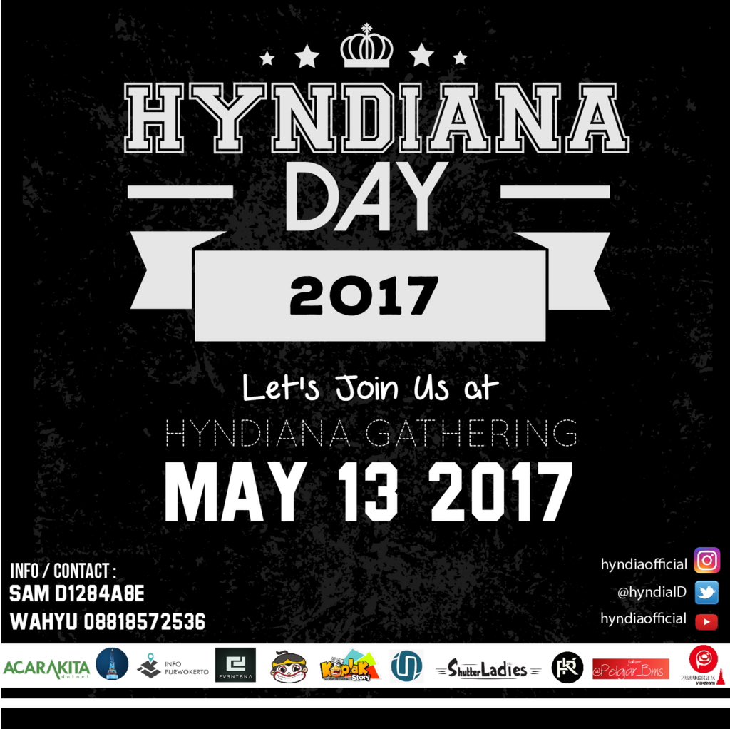 hyndiaID's tweet photo. More information bisa hubungi contact yg tertera di poster yahhhh #hyndianaday2017 @CBM_Entertain #purwokerto https://t.co/N3wlKppTcq