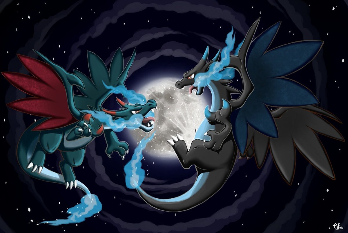 MegaxEvolution's tweet photo. Shiny and Regular Mega Charizard X

#pokemon #megaevolution https://t.co/MZzhZjJgdk