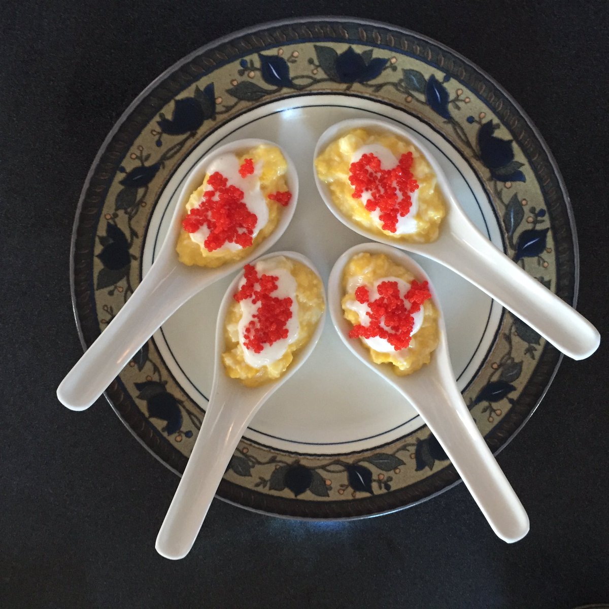 Mercury_212's tweet photo. A little rif on the caviar egg ! #money https://t.co/O5nE6sWAXu