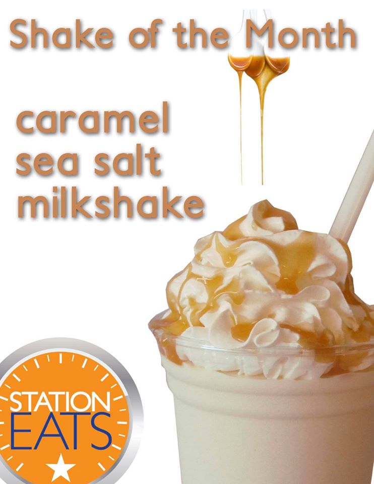 StationEats's tweet photo. We brought Caramel Sea Salt in this month because it's a classic. Find out why with just one sip! https://t.co/lU2kZy3XxL