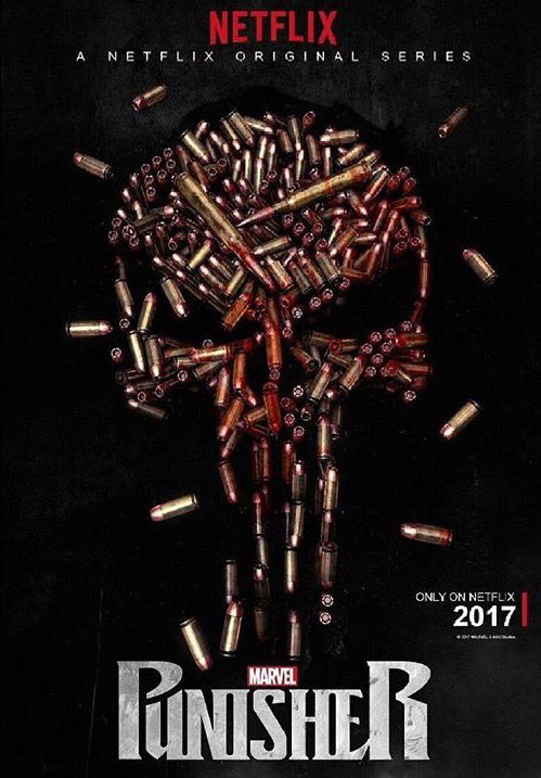 Marvel's The Punisher (Netflix) movie large poster.