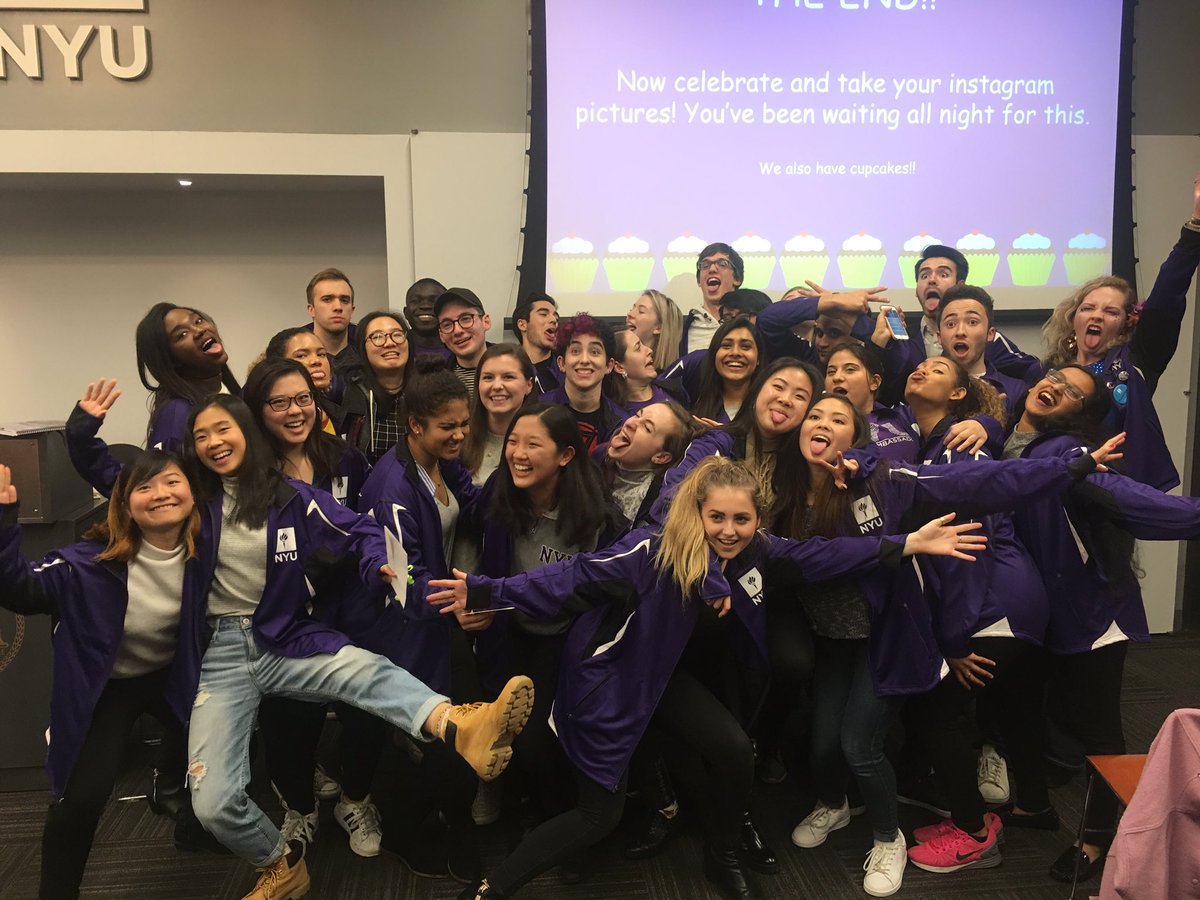 NYUambassadors's tweet photo. LOOK AT QLL THE HAPYP NEW HIRES ANF THEIR JACOETS https://t.co/rpuex4LE6s