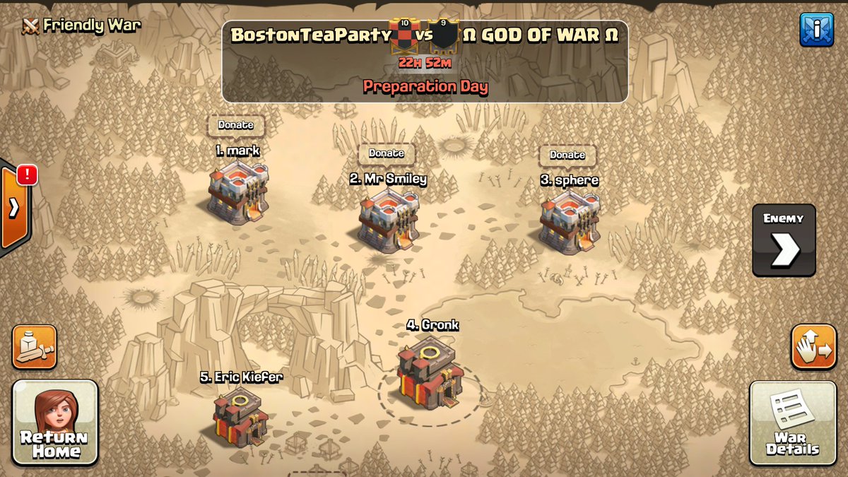 BostonTeaParty (@btp_coc) on Twitter photo Week 4 matchup hype! 3-0 @godofwarclash vs 1-2 <a href="/BTP_CoC/">BostonTeaParty</a>. Could this be a David vs Goliath match? GL GoW! Week 4 matchup hype! 3-0 @godofwarclash vs 1-2 <a href="/BTP_CoC/">BostonTeaParty</a>. Could this be a David vs Goliath match? GL GoW!