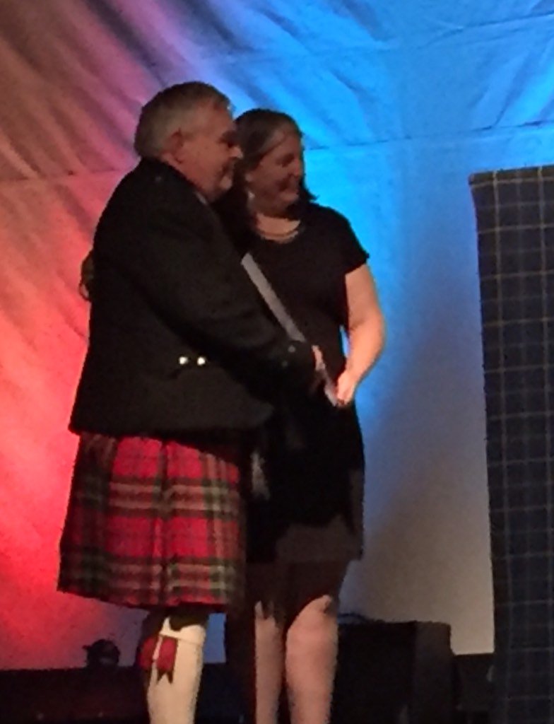 Flavour Award presented to Main Street Cafe Maritime Inn Antigonish.  #deansgala2017 #TartanDay